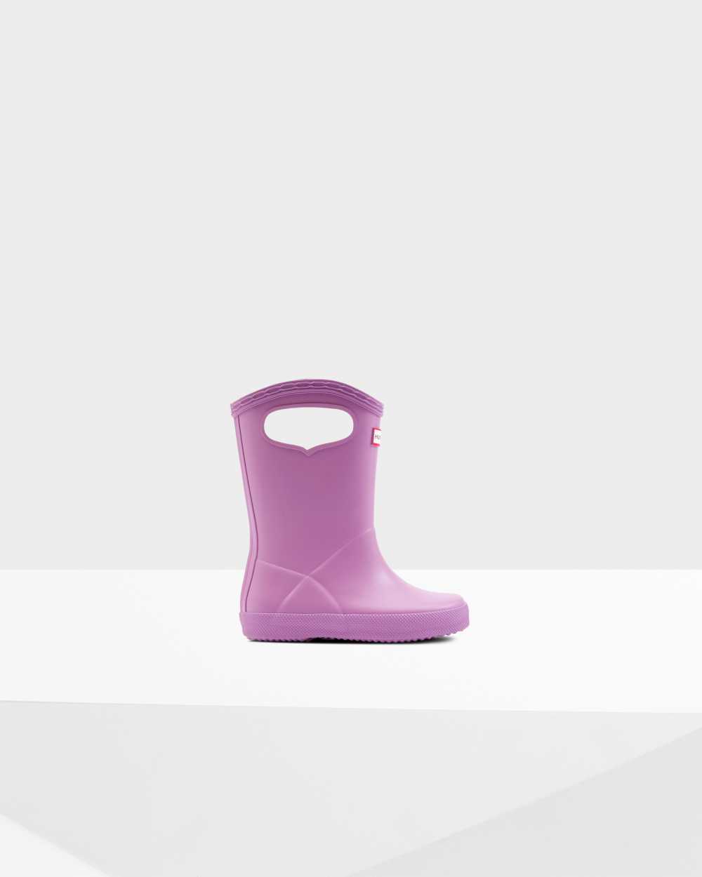 Hunter Original First Classic Grab Handle Kids Rain Boots NZ-72430L Lilac